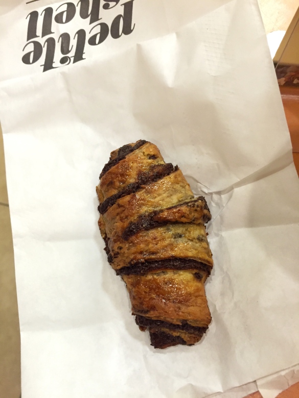 Petite Shell's entrant into the chocolate rugelach game.